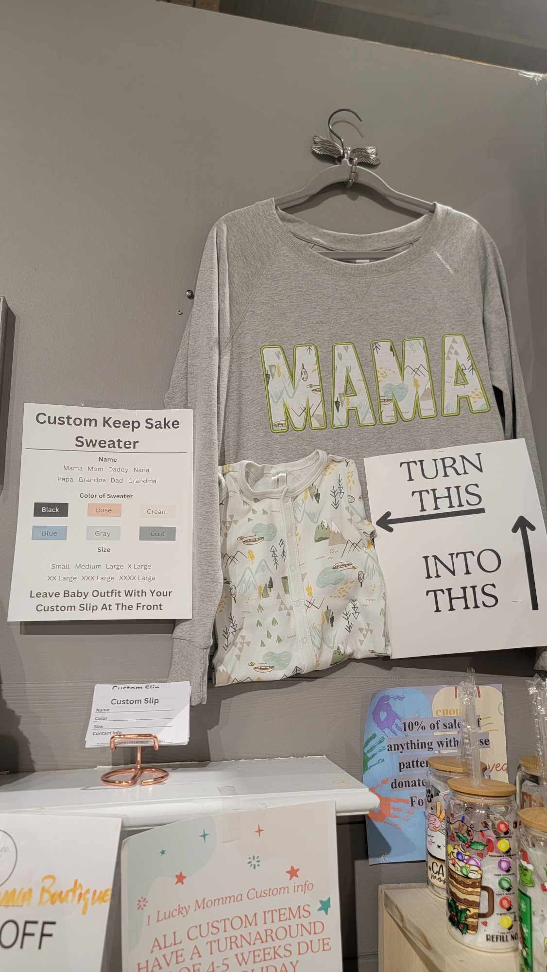 Custom Keepsake Family Sweaters