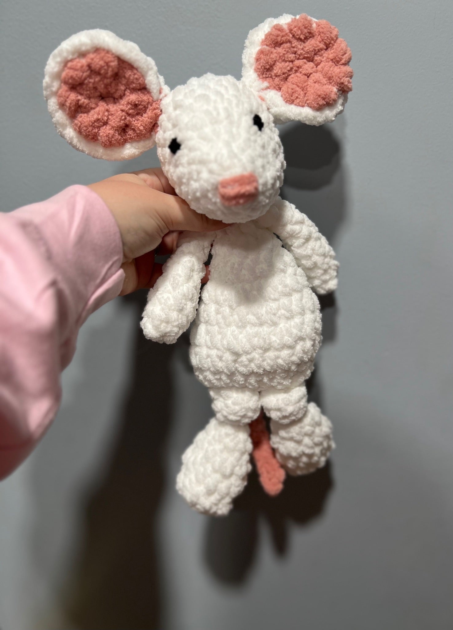 Maeve the Mouse Mini Knotted Lovey - 1